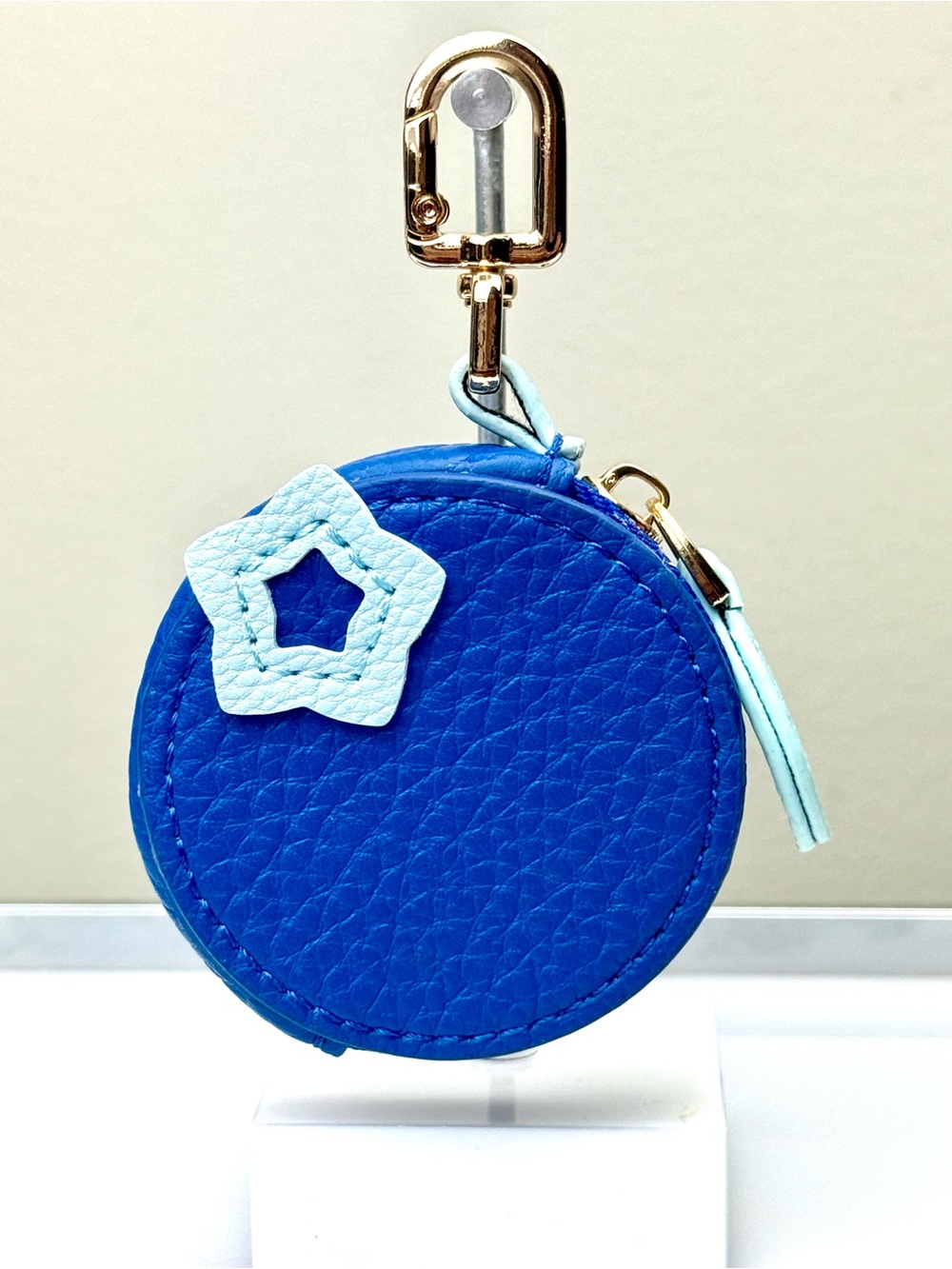 Blueberry Coin Pouch Keychain Micro Mini Bag Charm
